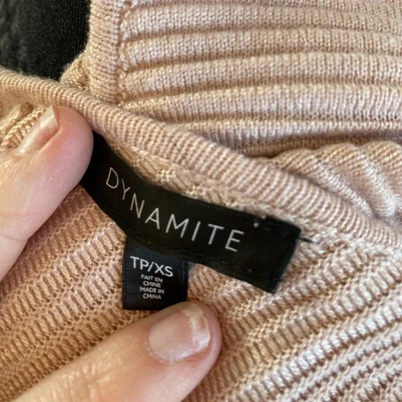 Dynamite Pink Open-Back Sweater - Picture 6 of 6